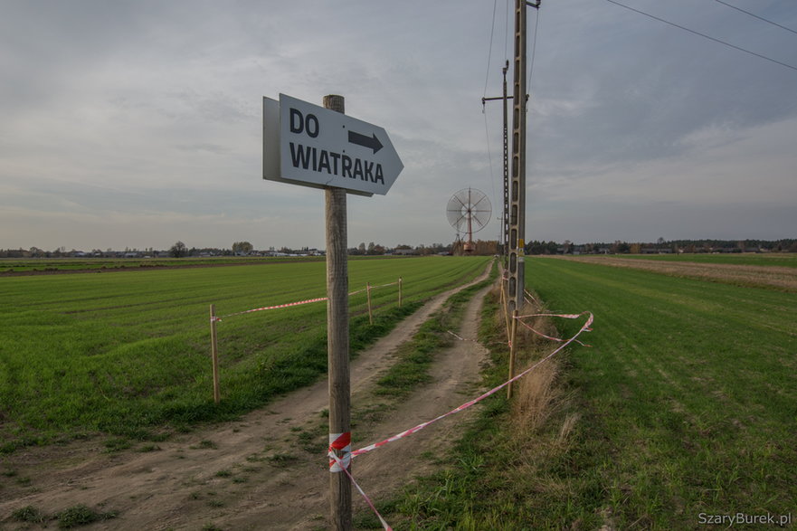 Turbina wiatrowa w Rębielicach Królewskich