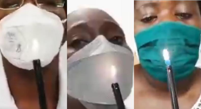 Accra Regional Hospital shows how to figure out facemasks that can prevent COVID-19 (video)