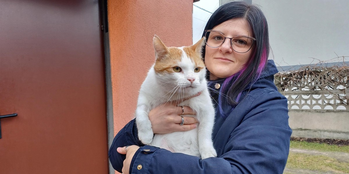 Zwyrodniały snajper strzela do kotów w Aleksandrowie Łódzkim. Jednym z poszkodowanych jest kot Rudek, należący do Natalii Nowocień.