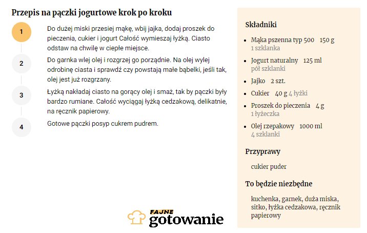 Przepis na pączki jogurtowe