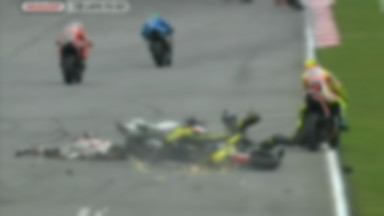 Dramat podczas wyścigu o GP Malezji - szokujące nagranie z akcji ratunkowej po wypadku