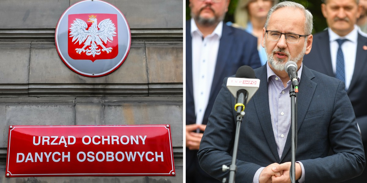 Prezes UODO wszczął postępowanie ws. zachowania ministra zdrowia