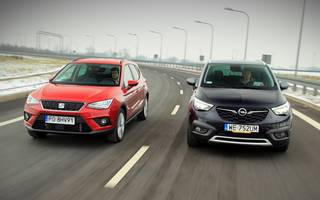 Opel Crossland X i Seat Arona z trzycylindrowymi benzyniakami - który okaże się lepszy?