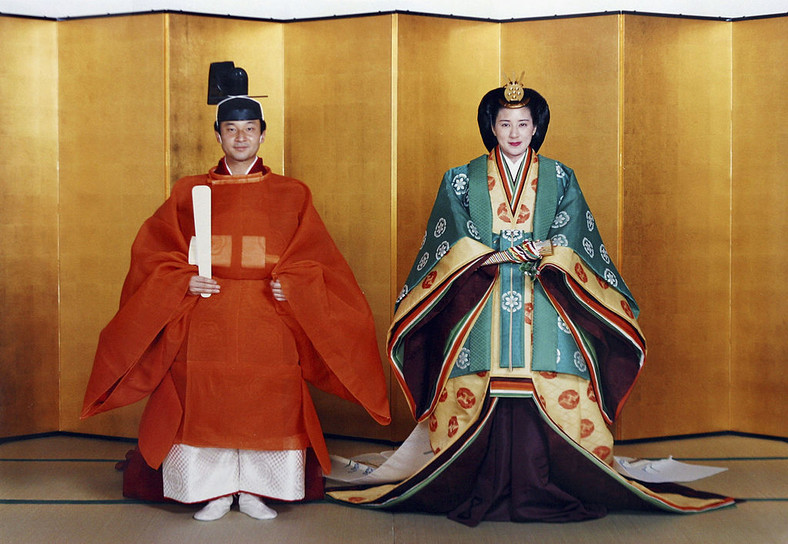 Cesarz Naruhito i cesarzowa Masako w 2004 r.