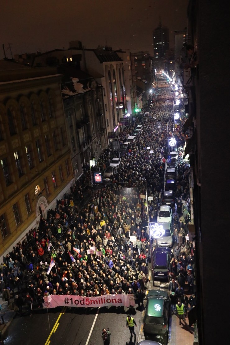 Protest opozicija beograd 3 foto RAS