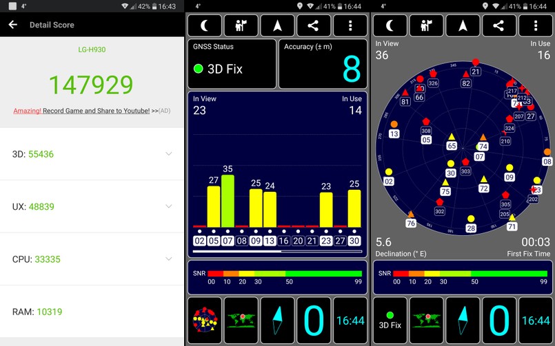 AnTuTu Benchmark, GPS