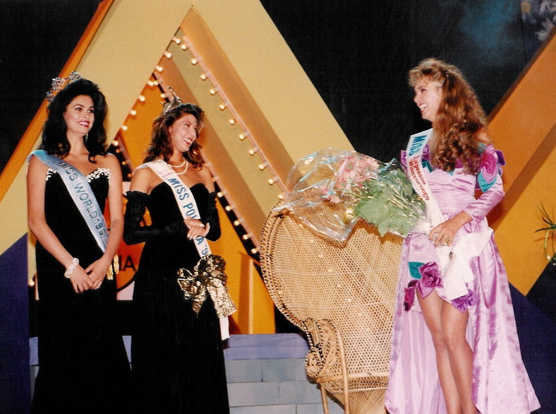 W towarzystwie ustępującej Miss Polonia i Miss World, fot. archiwum prywatne