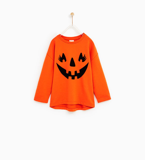 Halloween 2019: Stroje i przebrania dla dzieci. Bluza z dynią