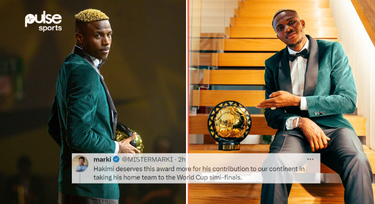 Hakimi deserves the award: Osimhen responds to internet troll disputing his CAF POTY