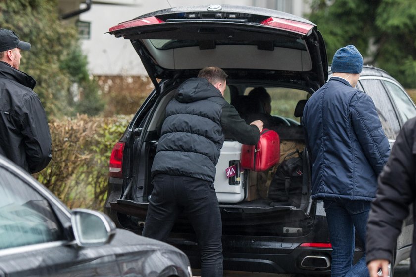 Prezydent Andrzej Duda wraz z żoną Agatą i córką Kingą wyjeżdżają na święta