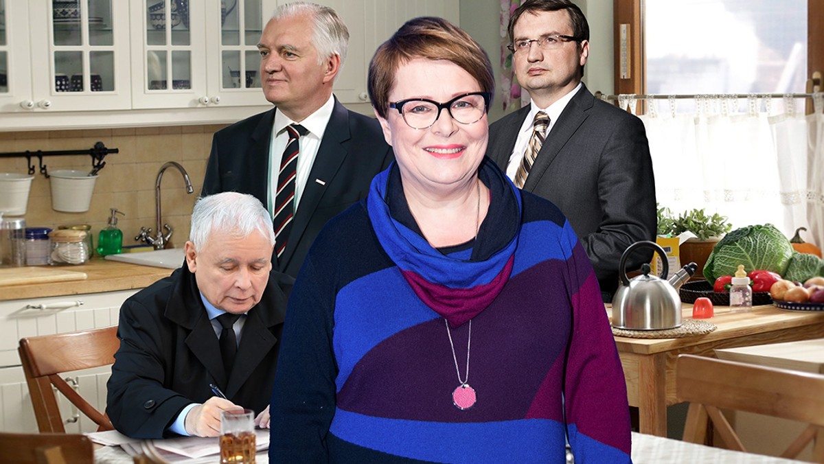 politycy i Ilona Łepkowska 