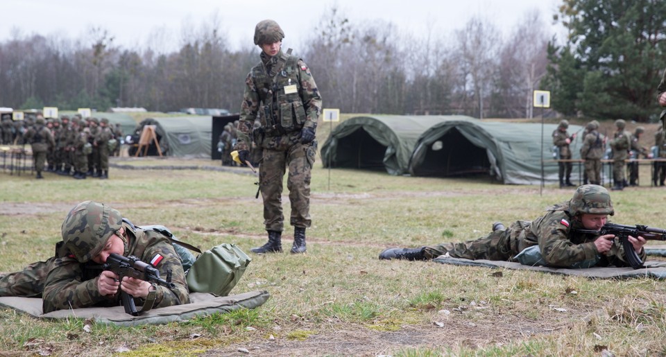 TARNOWSKIE GÓRY ARMIA WOJSKO ĆWICZENIA MOBILIZACYJNE (Rezerwiści podczas ćwiczeń)