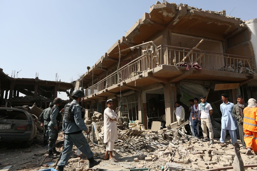 Posledice jednog od terorističkih napada talibana