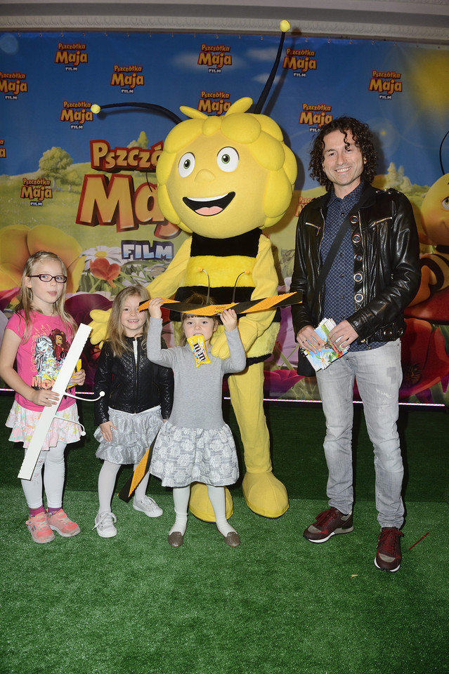 "Pszczółka Maja": gwiazdy z dziećmi na premierze filmu