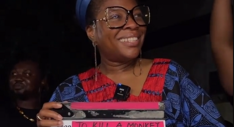 Kemi Adetiba wraps filming for the movie To Kill A Monkey [Instagram/anniie_diya]