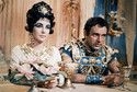 Elizabeth Taylor i Richard Burton w filmie "Kleopatra" (1963)