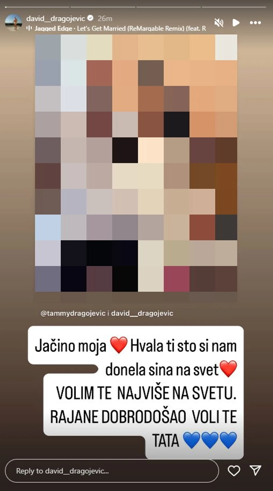 David Dragojević, objava