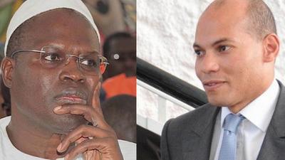 Khalifa Ababacar Sall et Karim Meïssa Wade