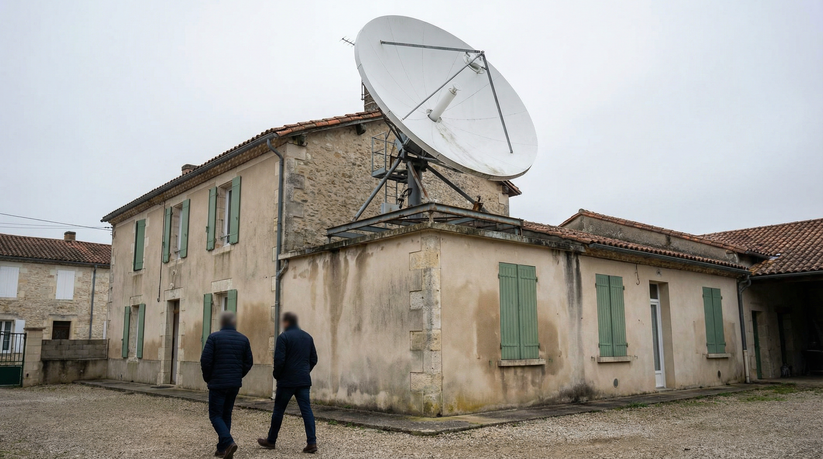 Vier Chinesen mit 2-Meter-Antenne bei Militärspionage in Frankreich gefasst