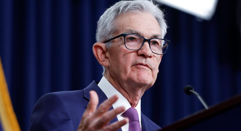 US Federal Reserve Board Chairman Jerome Powell.Anna Moneymaker/Getty Images