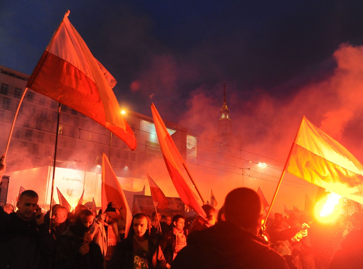 Marsz Niepodległości 11 listopada 2012 roku w Warszawie