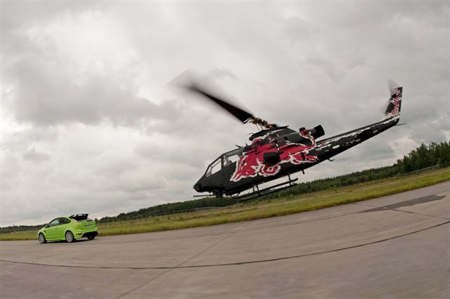 To były sceny niczym żywcem wzięte z brytyjskiego show motoryzacyjnego 'Top Gear'…