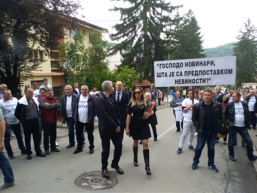 Marija Lukić dolazi na suđenje