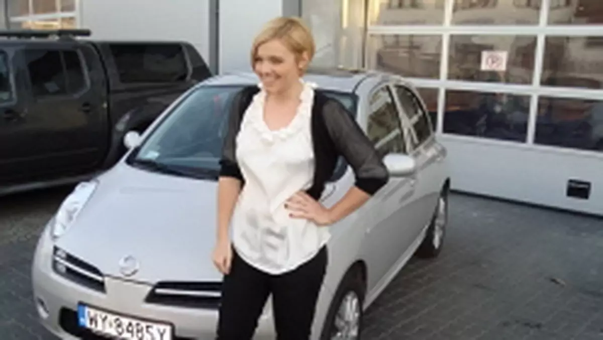 Nissan: Ania Dąbrowska już jeździ Micrą