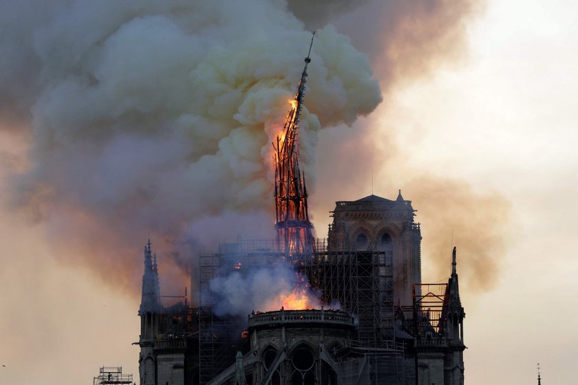 Pożar katedry Notre Dame w Paryżu