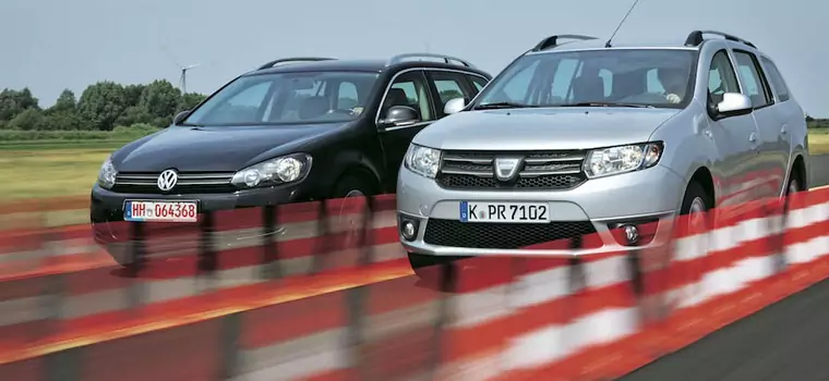 Dacia Logan MCV kontra używany VW Golf kombi