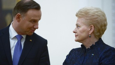 Spotkanie prezydentów w Lublinie. Grybauskaite i Duda złożyli wieńce