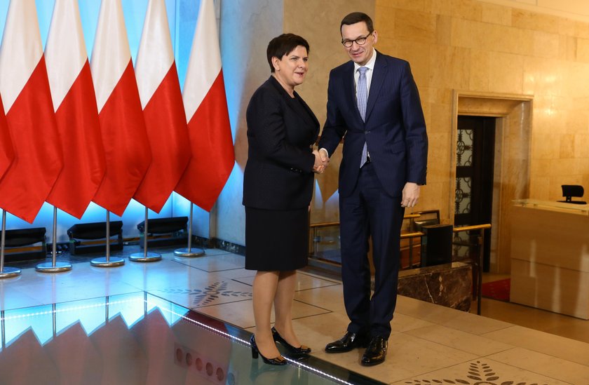 Beata Szydło i Mateusz Morawiecki