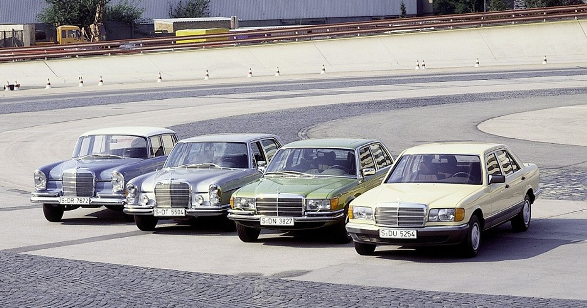40 lat Mercedesa W116