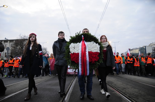 Marsz Niepodległości. Fot. Maciek Suchorabski