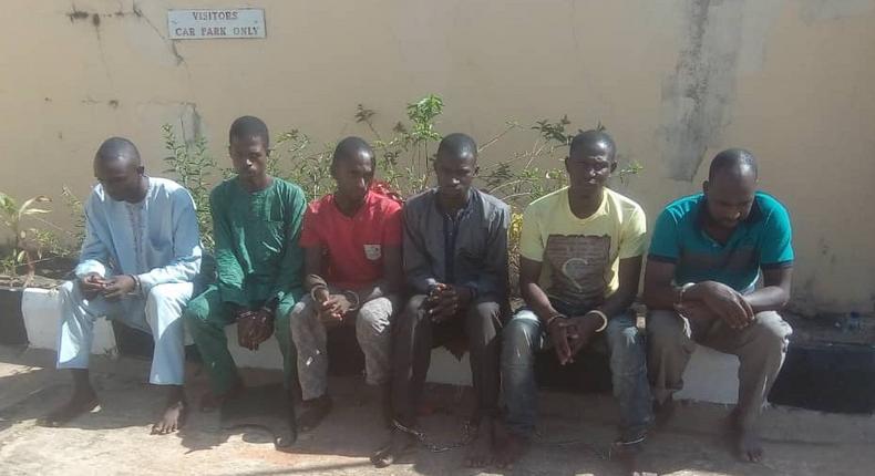 Suspects paraded by DSS