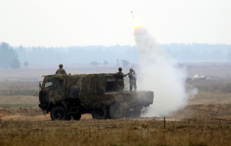 Ćwiczenia wojskowe 'Dragon-15' <br><br><br>fot. (mgo) PAP/Tomasz Waszczuk