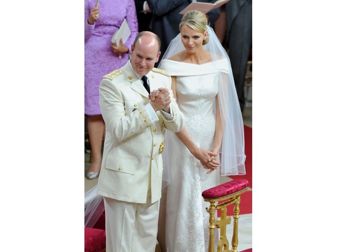 Książę Albert i Charlene Wittstock. Ta panna młoda była bardzo smutna podczas ceremonii zaślubin.