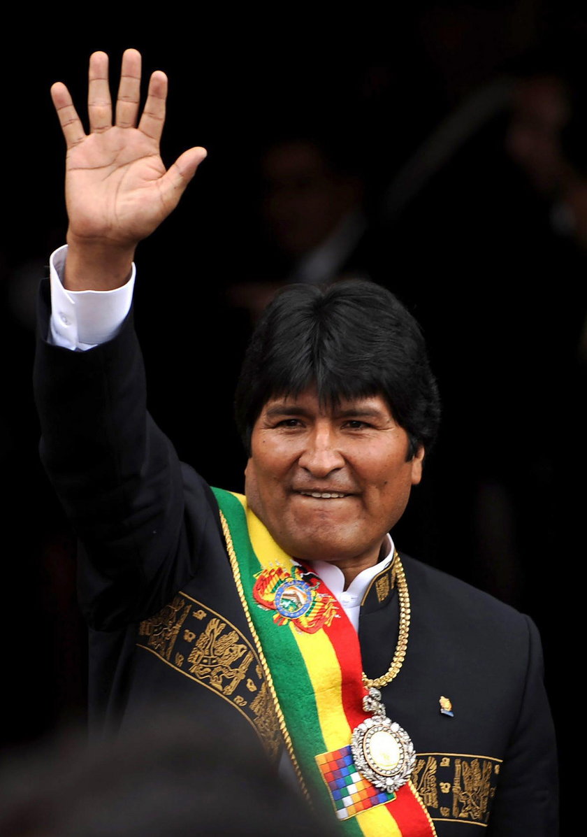 Bolivia's President Evo Morales annouces his resignation in Lauca N, Cochabamba, Bolivia