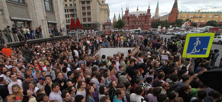 Ostre protesty w Moskwie i Petersburgu. "Rosja bez Putina!"