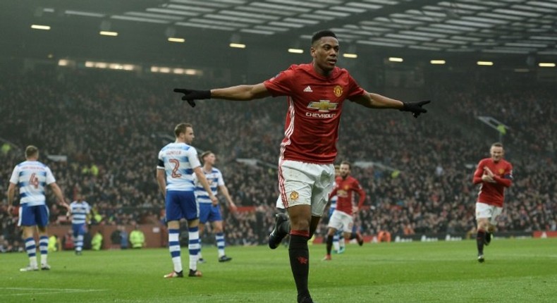 Manchester United manager Jose Mourinho claims striker Anthony Martial (pictured) can join starting lineup following a convincing performance in upcoming match against Wigan Athletic on January 29, 2017