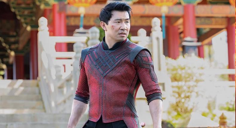 Simu Liu in Shang-Chi and the Legend of the Ten Rings.
