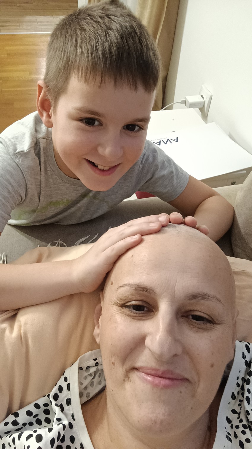 Nataša Veselinović sa sinom