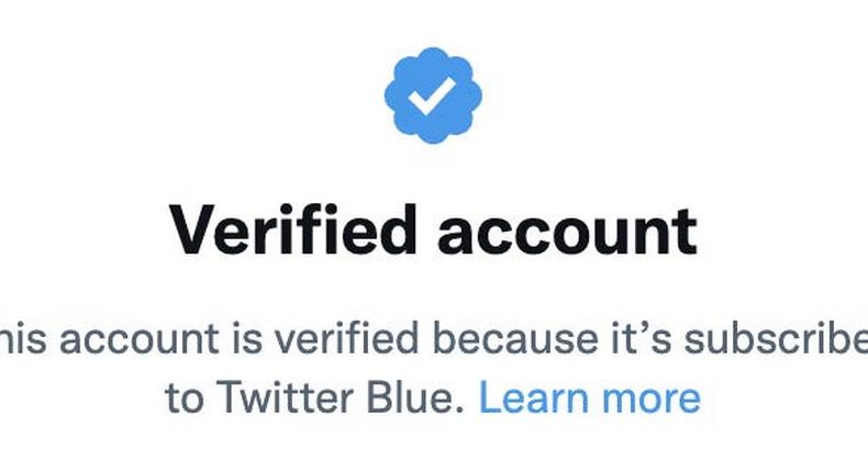 4. Here's your blue check