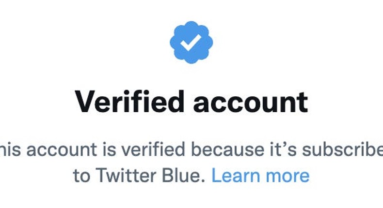 4. Here's your blue check