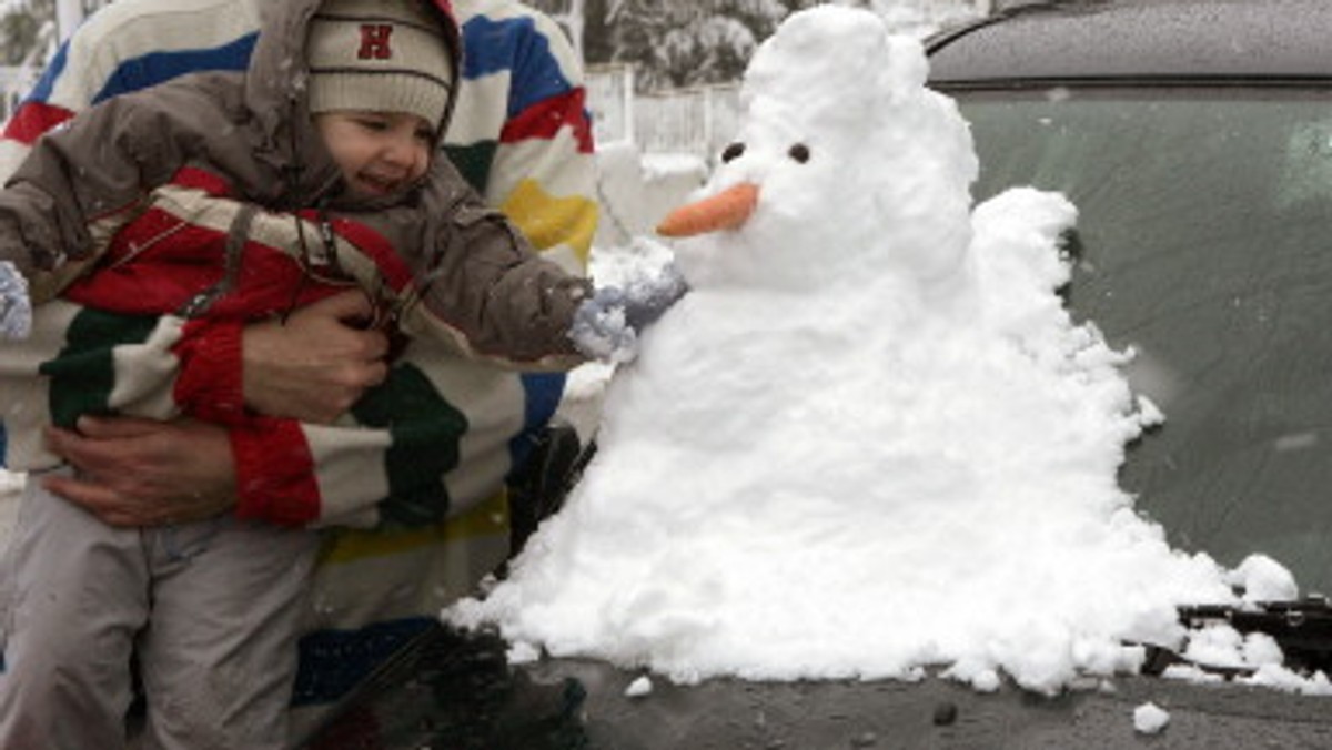 GREECE-WEATHER-SNOW