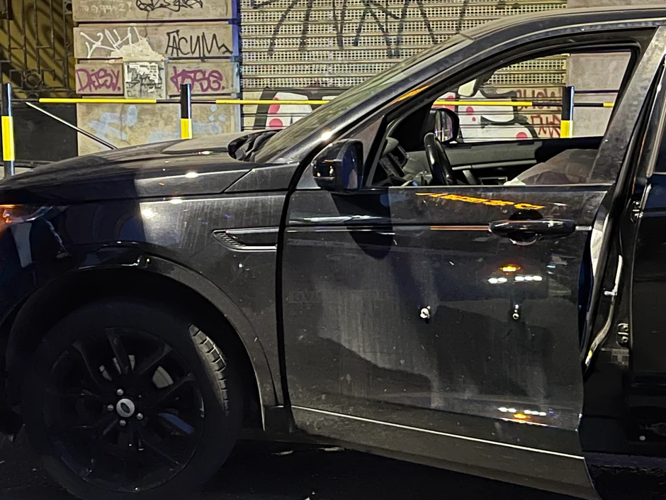 Automobil koji je izrešetan tokom pucnjave