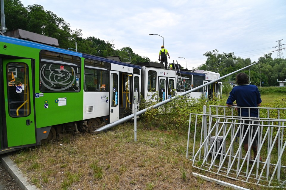 Szczecin. Wypadek tramwaju