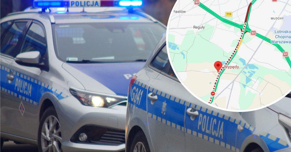 S8 w korku chaosu: olej, dwa tiry i 10-kilometrowy zator pod Warszawą