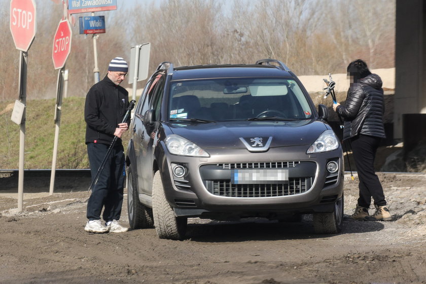 Minister klimatu Michał Kurtyka jeździ dieslem