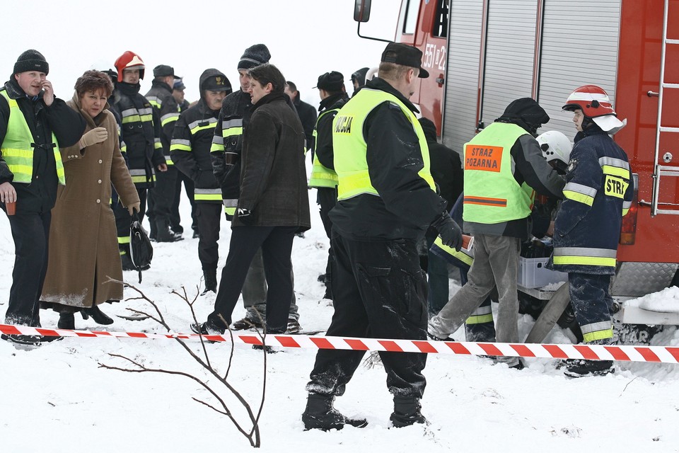 JAROSTÓW WYPADEK ŚMIGŁOWCA RATUNKOWEGO